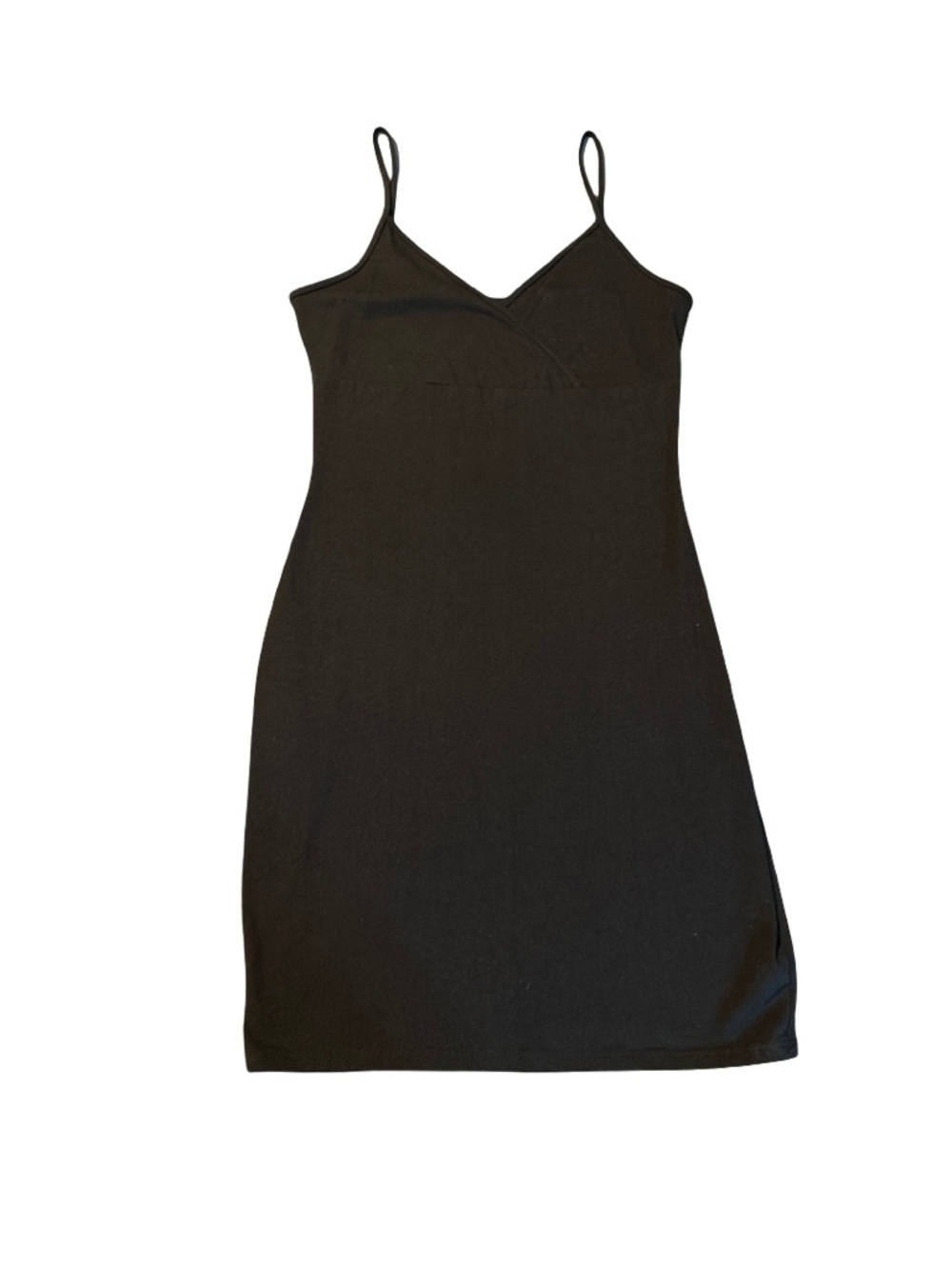wild fable Black Spaghetti-Strap Bodycon Mini Dress Size Medium